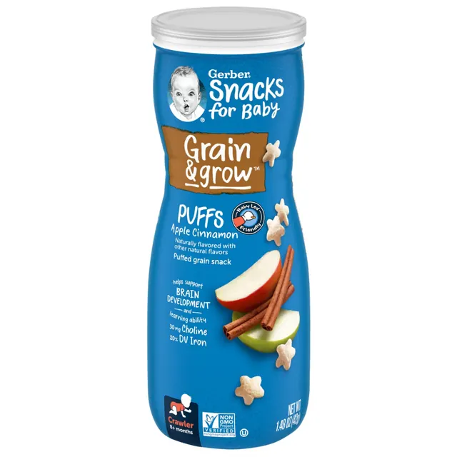 Gerber® Grain & Grow™ Apple Cinnamon Puffs