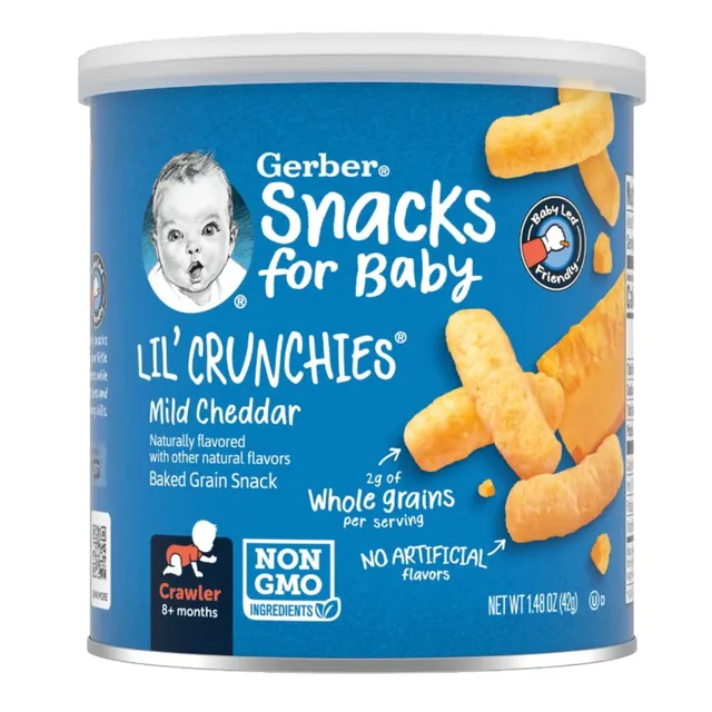 Gerber® Lil’ Crunchies® Mild Cheddar