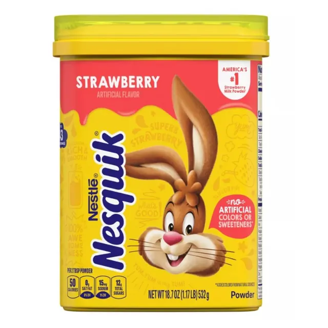 Nestlé® Nesquick® Strawberry Flavored Drink Powder