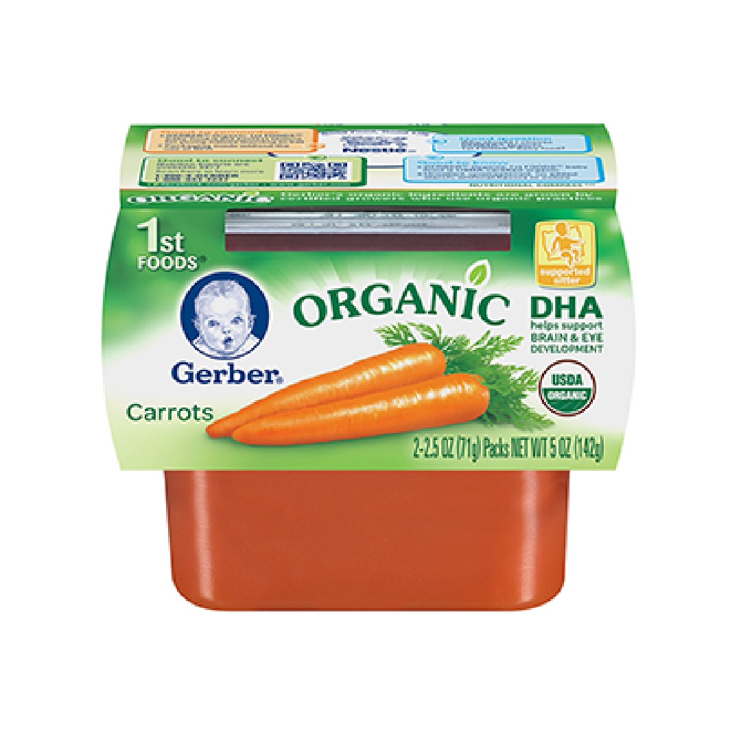 Gerber Organic 1st Foods Carrots