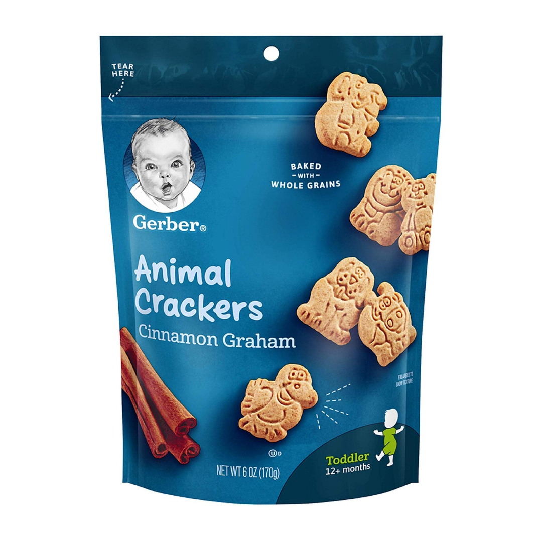 Gerber Animal Crackers Cinnamon Graham